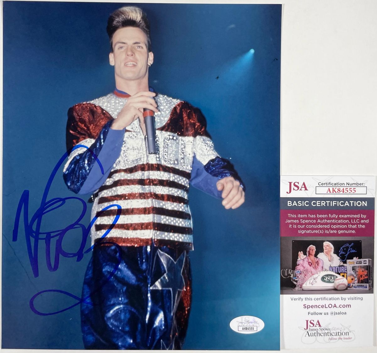 Vanilla Ice Autographed Signed 8x10 Photo B Autograph Hip Hop Rap Artist TMNT JSA COA 