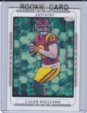 CALEB WILLIAMS ROOKIE CARD 2023 Sage Artistry SILVER VERSION RC Trojans #1 PICK?