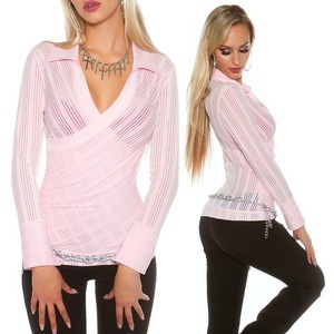 camicia donna trasparente