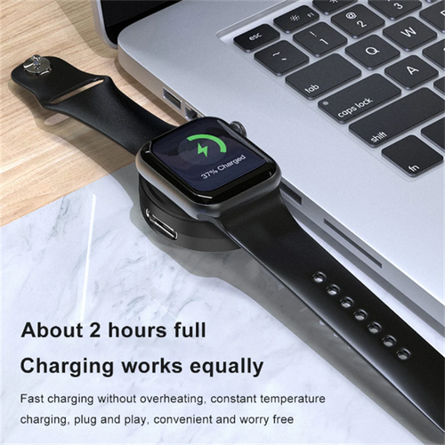 New Portable Wireless USB Type-C Charging Dock For Apple Watch 8 7 6 5 4 3 2 1 - Photo 19/24