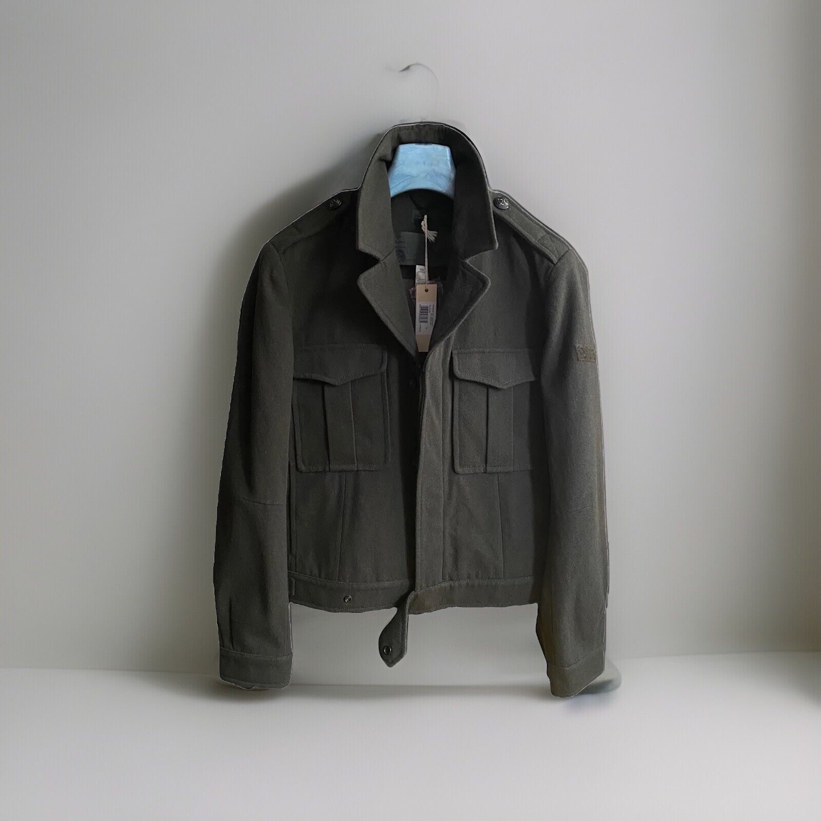 RARE Diesel Men's US Army Military Ike Jacket WWII Style Wool Blend Size XL