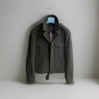 RARE Diesel Men's US Army Military Ike Jacket WWII Style Wool