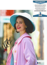 RACHEL BROSNAHAN SIGNED 'THE MARVELOUS MRS. MAISEL' 8x10 PHOTO BECKETT COA BAS