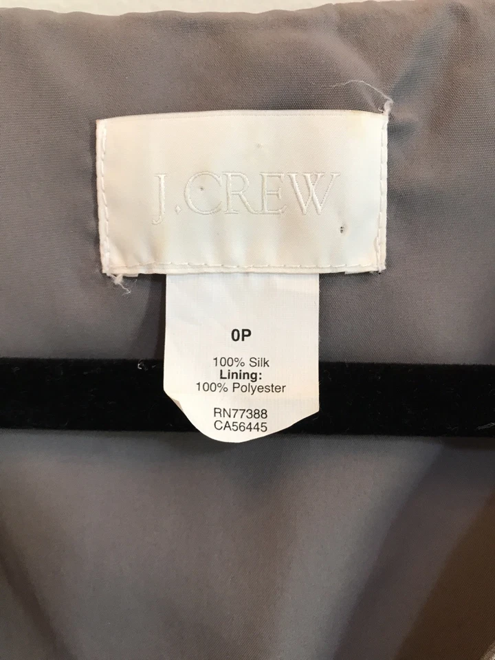 J Crew серый шифоновое платье подружки невесты - Изображение 2 из 4