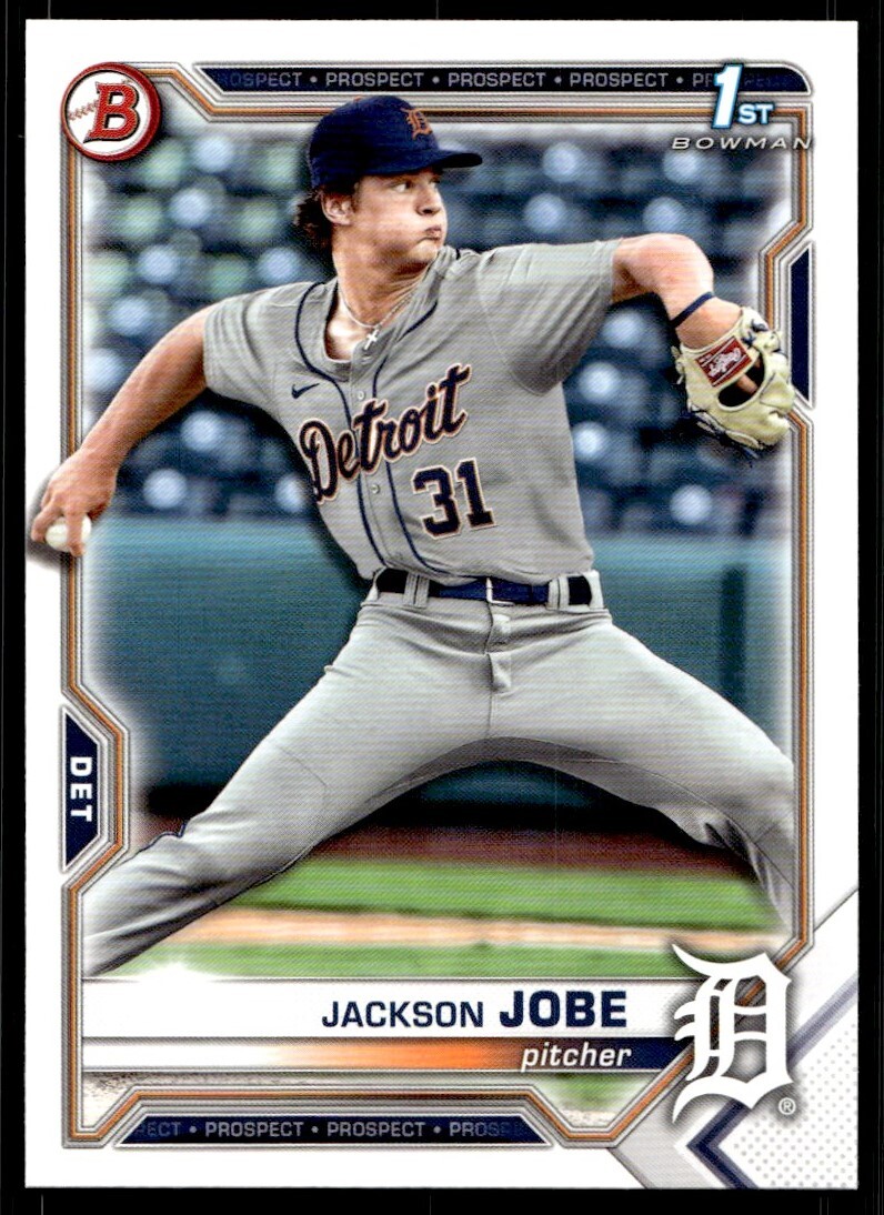2021 Bowman Draft Jackson Jobe G231 Detroit Tigers #BD-69