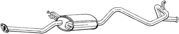 BOSAL 288-217 End Silencer for MITSUBISHI