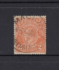 SGLE WMK: 2d Orange SG 62a, BW 95E, bullseye ‘MACKAY/ 5MY22/ QUEENSLAND’ CDS.