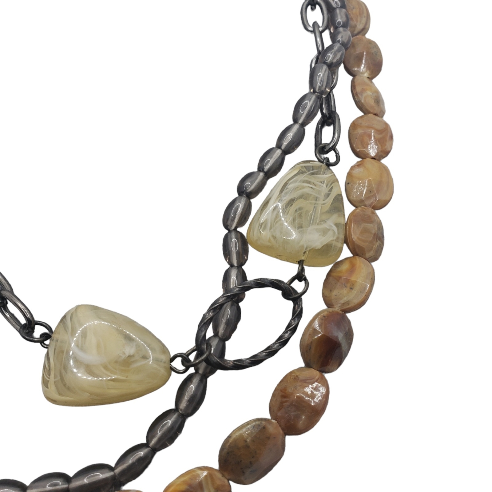 Cookie Lee Multi Strand Adjustable Length Necklac… - image 4