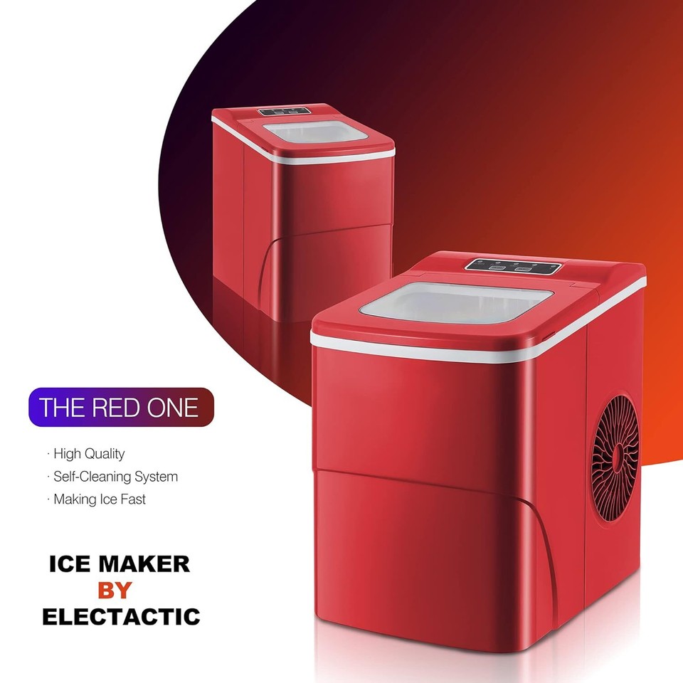 Ice Maker, Commercial Ice Machine,100Lbs/Day, Stainless Steel Ice eBay