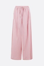DOLCE & GABBANA Pink Striped Cotton Silk Pajama Trousers New & Authentic