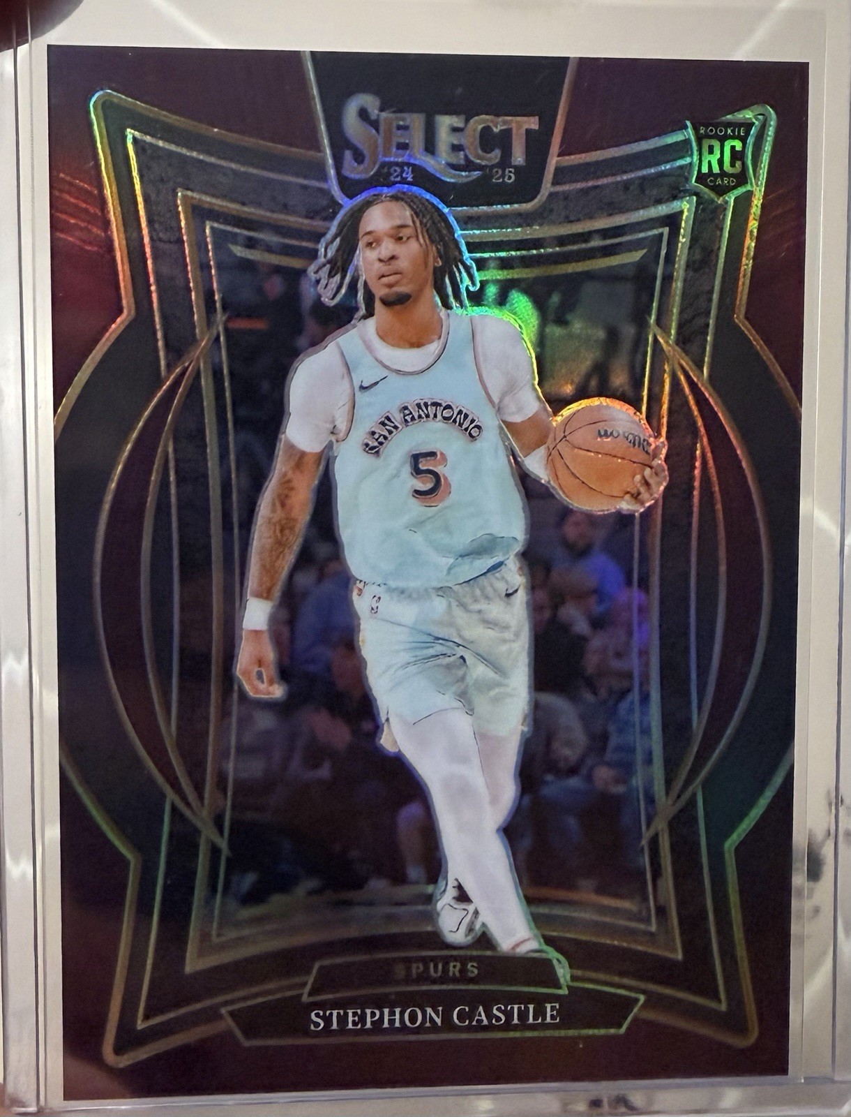 Stephon Castle 2024-25 Panini Select Concourse Rookie #72 Maroon /175 RC