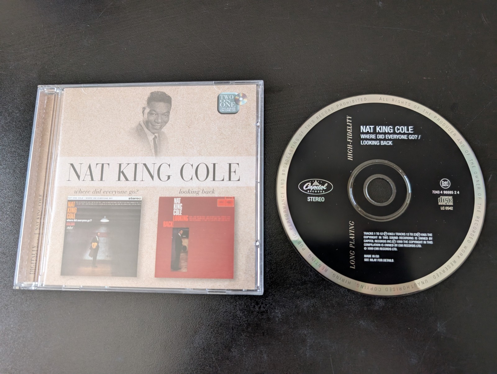 Nat King Cole - Where Did Everyone Go? / Looking Back CD