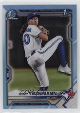 2021 Bowman Draft Chrome Sky Blue Refractor Ricky Tiedemann #BDC-89 0s9t