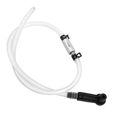 Car Hydraulic Brake Bleeder Hose One Way Check Valve with Clamp/Brake Bleeder...