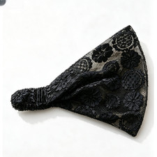 Lace Headband Breathable Headband Playful Pattern Net Fabric Construction