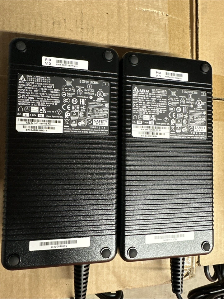 Lote de 2 Cargador Adaptador CA Delta 150W ADH-150BR B - 4 pines Foto 2 de 4