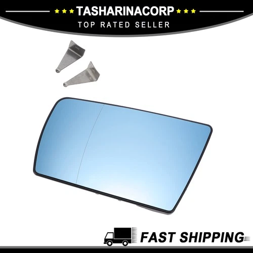 Car Left Side Blue Mirror Glass w Back Heated for Mercedes C-CLASS W202 W140
