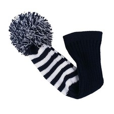 bandes de tricot blanc pom pom