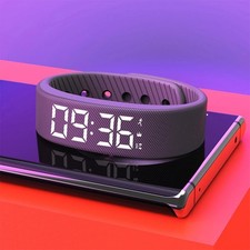 LED Digital Smart Wristbands Waterproof Smart Clock Smartband With Running Pedom