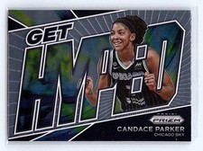 2022 Panini Prizm WNBA CANDACE PARKER Get Hyped! #4 HOF Sky