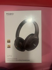 TOZO HT3 Hybrid Noise Cancelling Headphones, Wireless Over Ear Bluetooth Headset