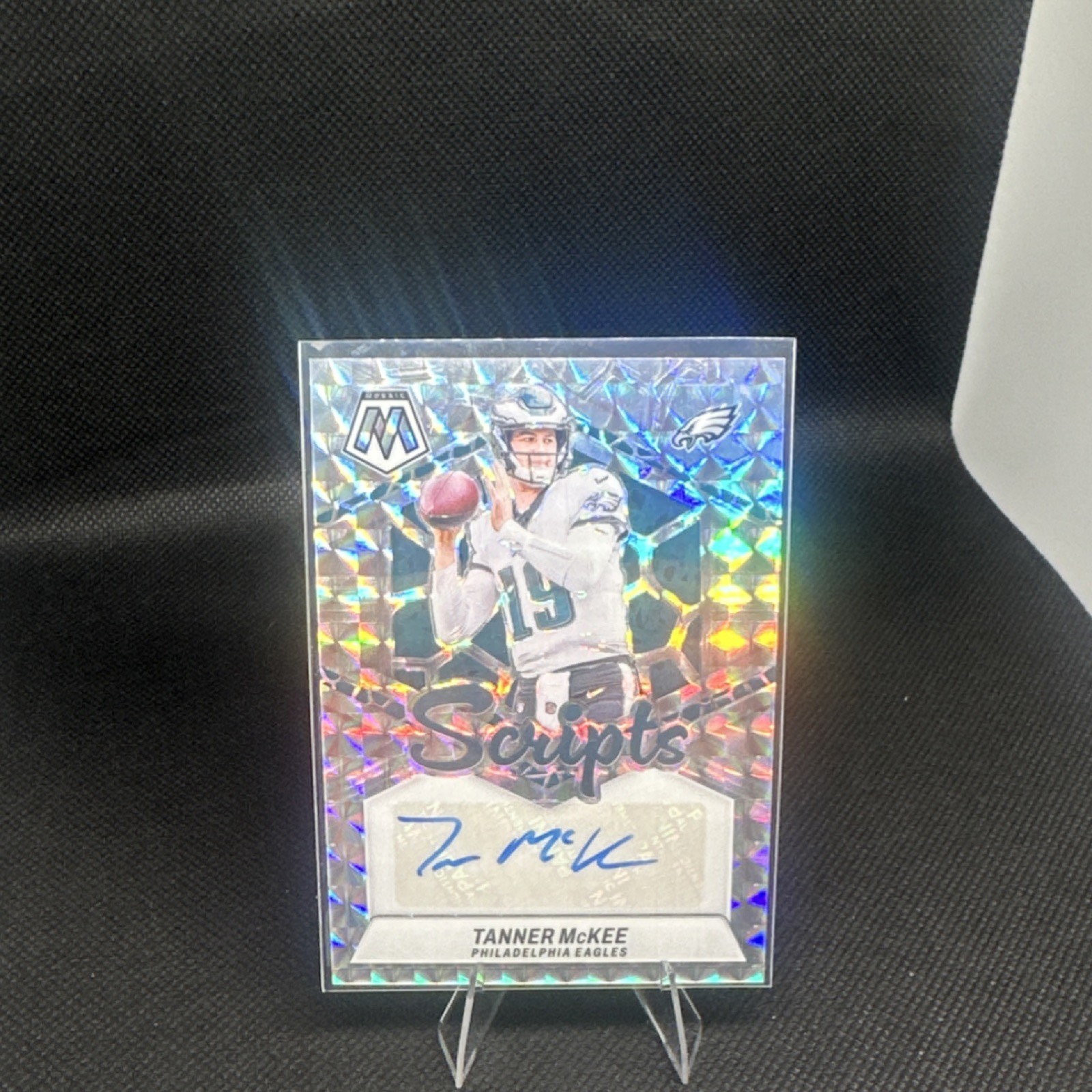Panini 2024 Mosaic Scripts Prizm Tanner McKee Autograph #SC-TMC