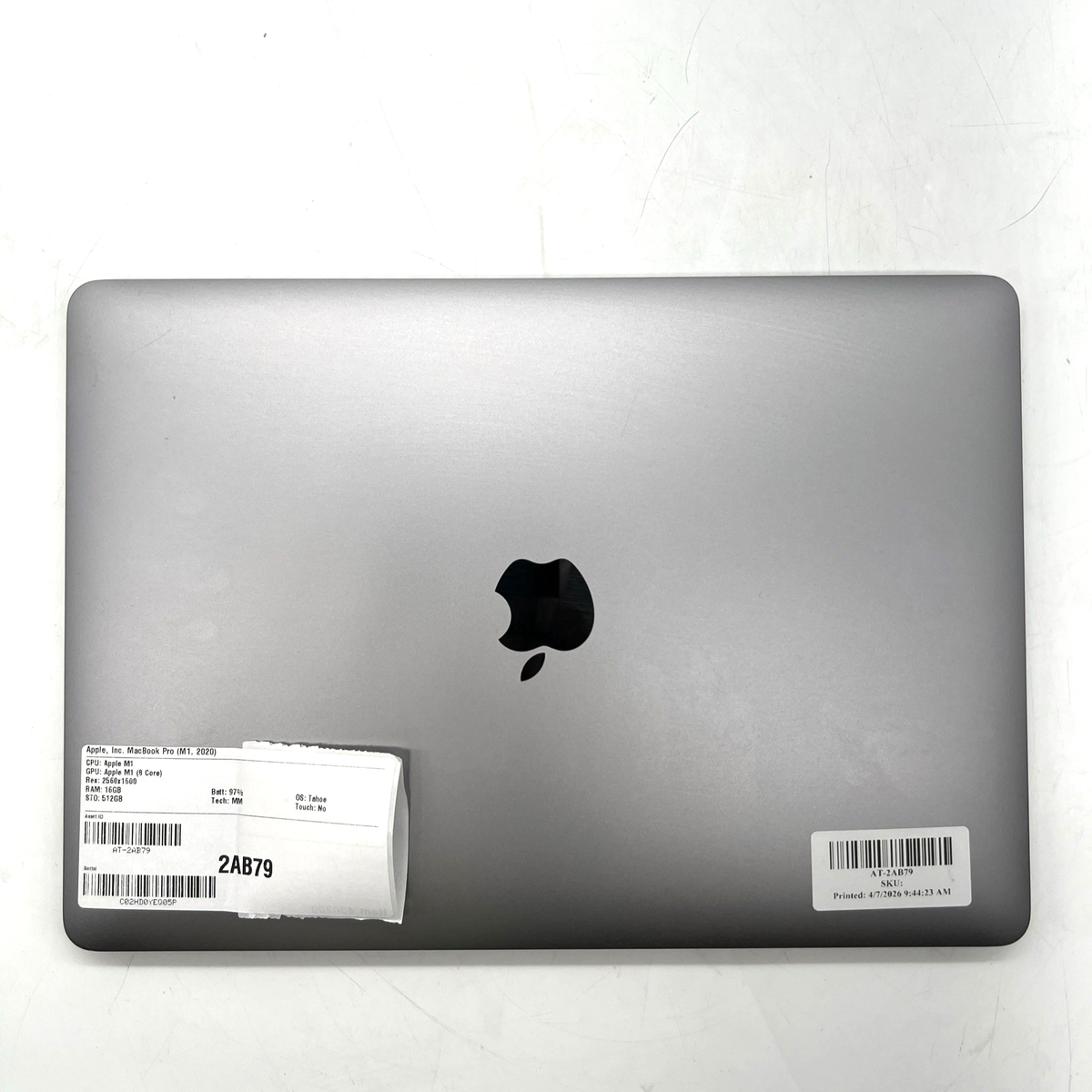 Apple MacBook Pro 13-inch Space Grey Laptop M1 Chip 16GB RAM 512GB