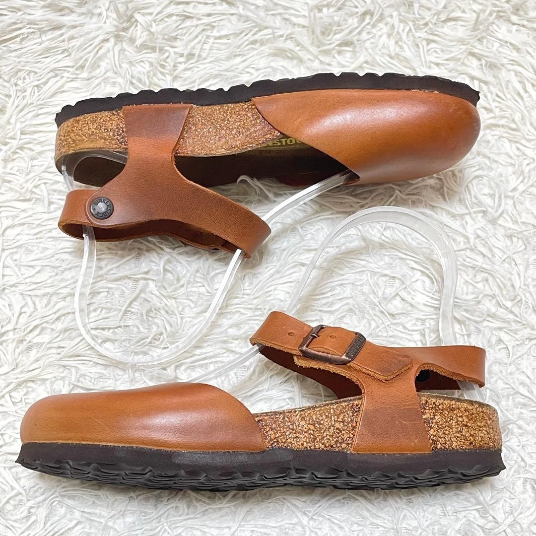 BIRKENSTOCK Messina Camel Leather Ankle Strap Sandals 23 cm | eBay