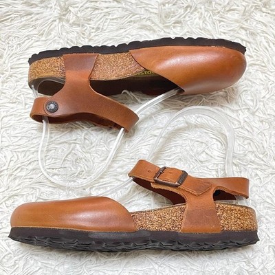 BIRKENSTOCK Messina Camel Leather Ankle Strap Sandals 23 cm | eBay