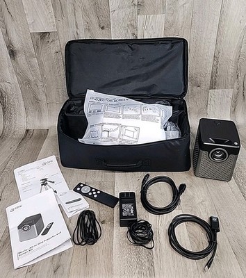 GPX PJ504VP Movie+ All-In-One Projector & 120'' Screen Kit - Open Box - New!
