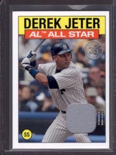 DEREK JETER 2021 Topps Series 2 1986 All-Star 35th Anniversary Game Jersey #DJ
