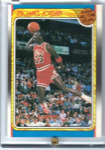 Fleer 1988-89 Michael Jordan All-Star Team #120 Chicago Bulls Card