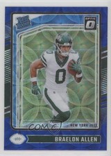 2024 Panini Donruss Optic Rated Rookie Blue Scope Prizm Braelon Allen #211 1by6