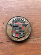 1940s Cadillac Hubcap Center Cap Emblem Original 1940s Cadillac Hubcap Center Cap Emblem Original
