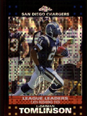 2007 Topps Chrome Football ''Xfractors'' Parallel Cards