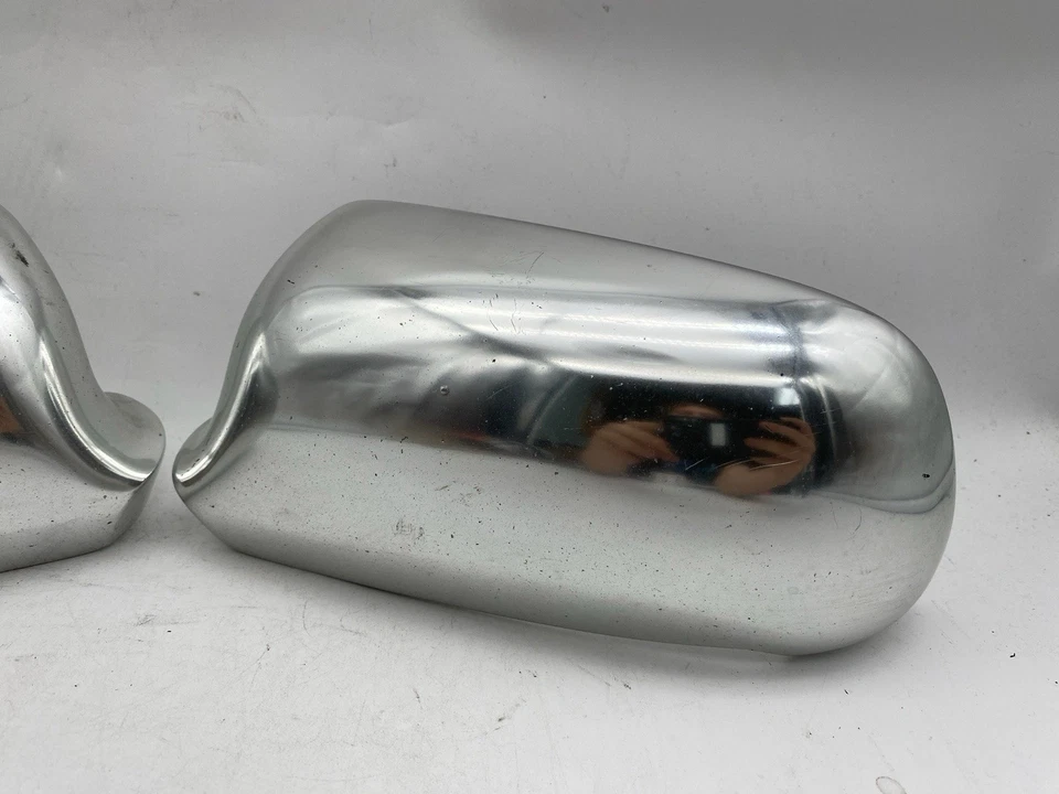 Audi RS6 2003 Billet aluminio espejo retrovisor tapa par LH RH genuino OEM Foto 3 de 4