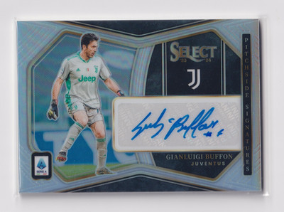 Gianluigi Buffon 2024-25 Select Serie A Signatures Silver Prizm Auto #PS-GB