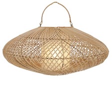 Deckenlampe / Deckenleuchte,  Rattan - Modell Melinda