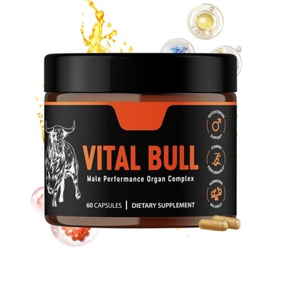 Vital Bull - Natural Men s Wellness & Vitality Formula- 60 Caps/bottle