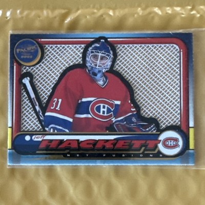 Pacific Jeff Hackett In the Cage Net-Fusions Insert #9 Canadiens NHL 1999-00