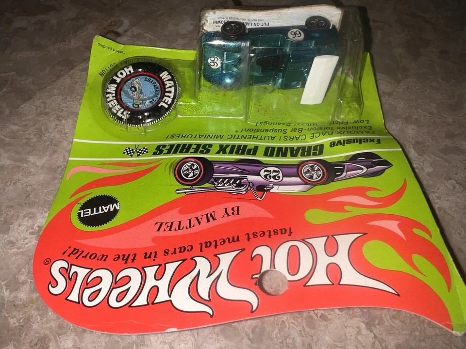 Chaparral 2G Blue 1969 Redline Hot Wheels Mattel Vintage Redline RL - Image 4 of 4