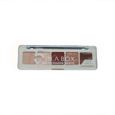 Catrice: 5 in a Box Mini Eyeshadow Palette with Rose Oil-030 Warm Spice Look 4 g