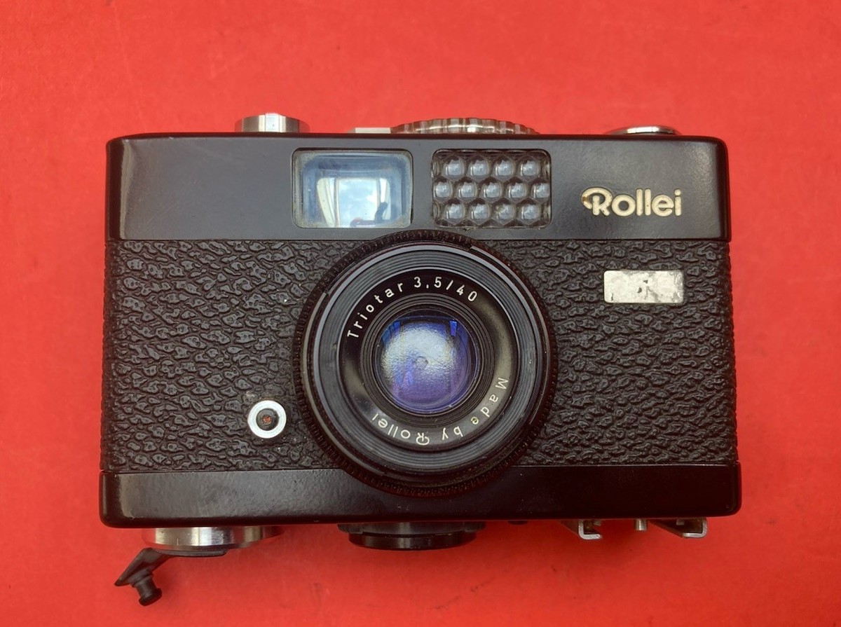 Rollei Zeiss Triotar Rollei B35 Chrome Camera W/ Zeiss 40mm
