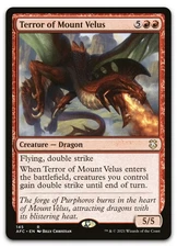 Terror of Mount Velus #145 (NM) Forgotten Realms AFC Magic MTG