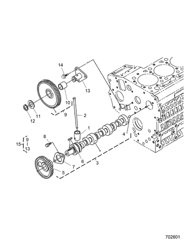 Polaris Gear Idle Assembly, Genuine OEM Part 3070585, Qty 1 - Picture 1 of 1