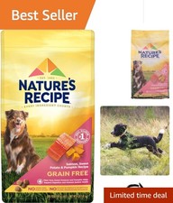 4 lb Natural Grain-Free Dog Food - Salmon & Sweet Potato Recipe for All Breeds 4.04 per pound