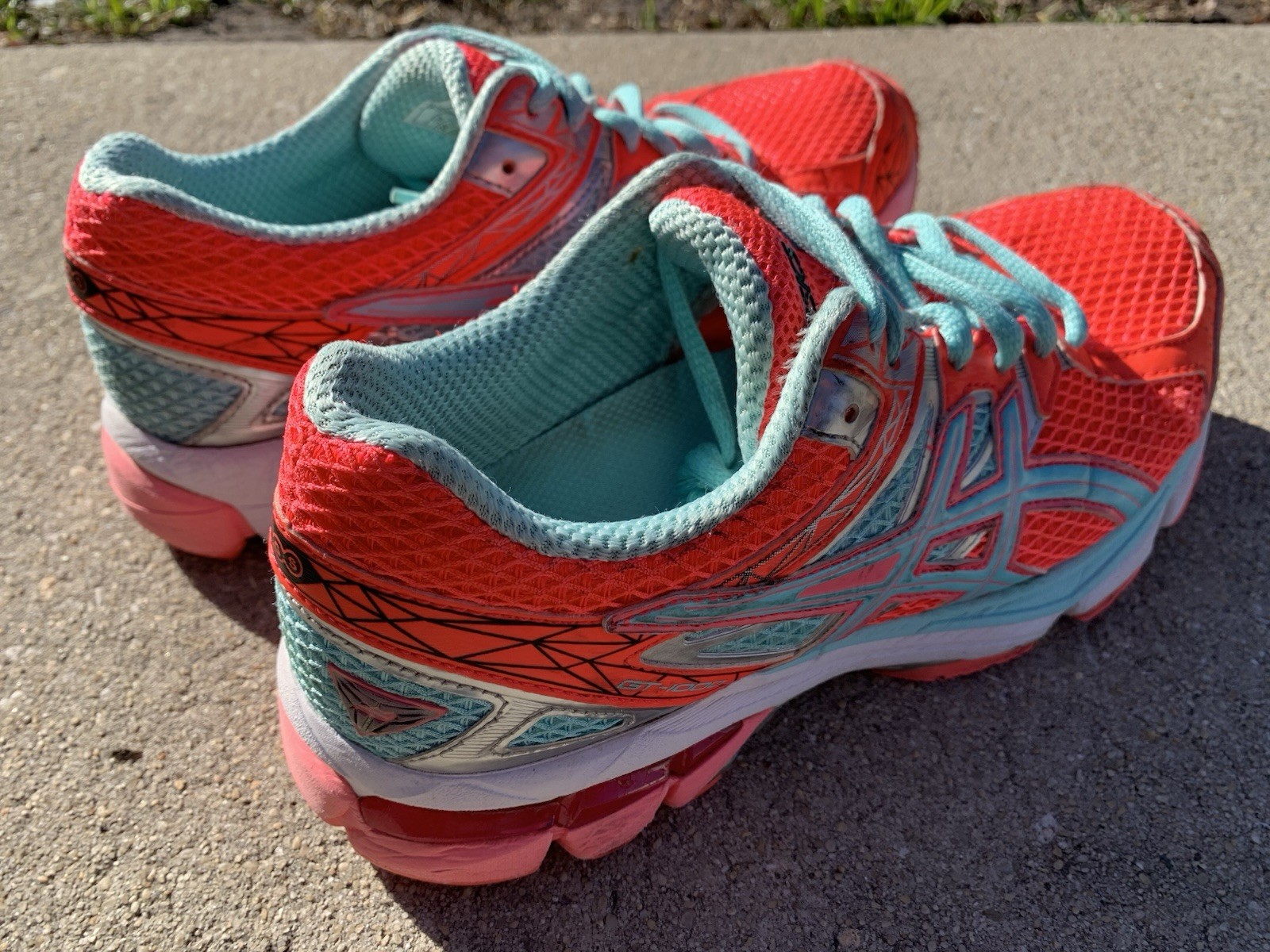 Size 7 - Asics GT-1000 Duomax Womans Shoes T4K8N Pink Green/Blue Sneakers thumbnail 9