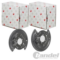 2X NK Spritzbleche Bremsscheiben Hinten Passend FÜR Toyota Avensis