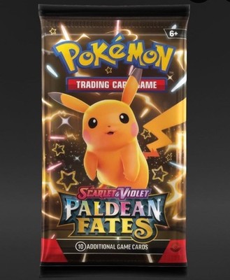 Pokemon Paldean Fates Booster Pack FACTORY SEALED! x1 Random Art Pack
