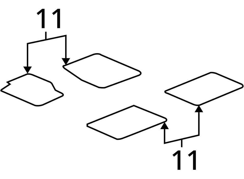 CHRYSLER FLOOR MAT KIT 5HS62XDHAD NEW OEM 5HS62XDHAD Foto 4 de 4